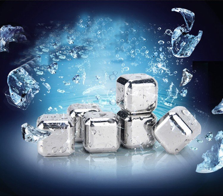 Stainless Steel Ice Cubes